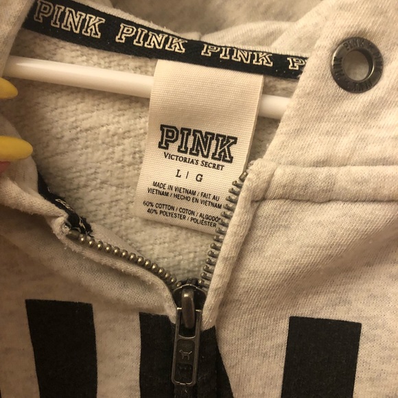 ❤️MUST GO❤️ PINK VS Vegas bling zip up sweatshirt - Picture 2 of 4